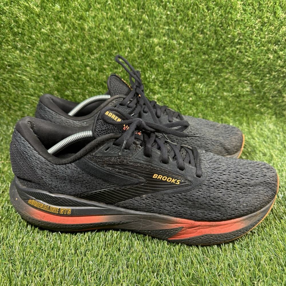 Brooks Running Shoes - 2024 Adrenaline GTS 24 Black Burnt Sienna - Men’s 13